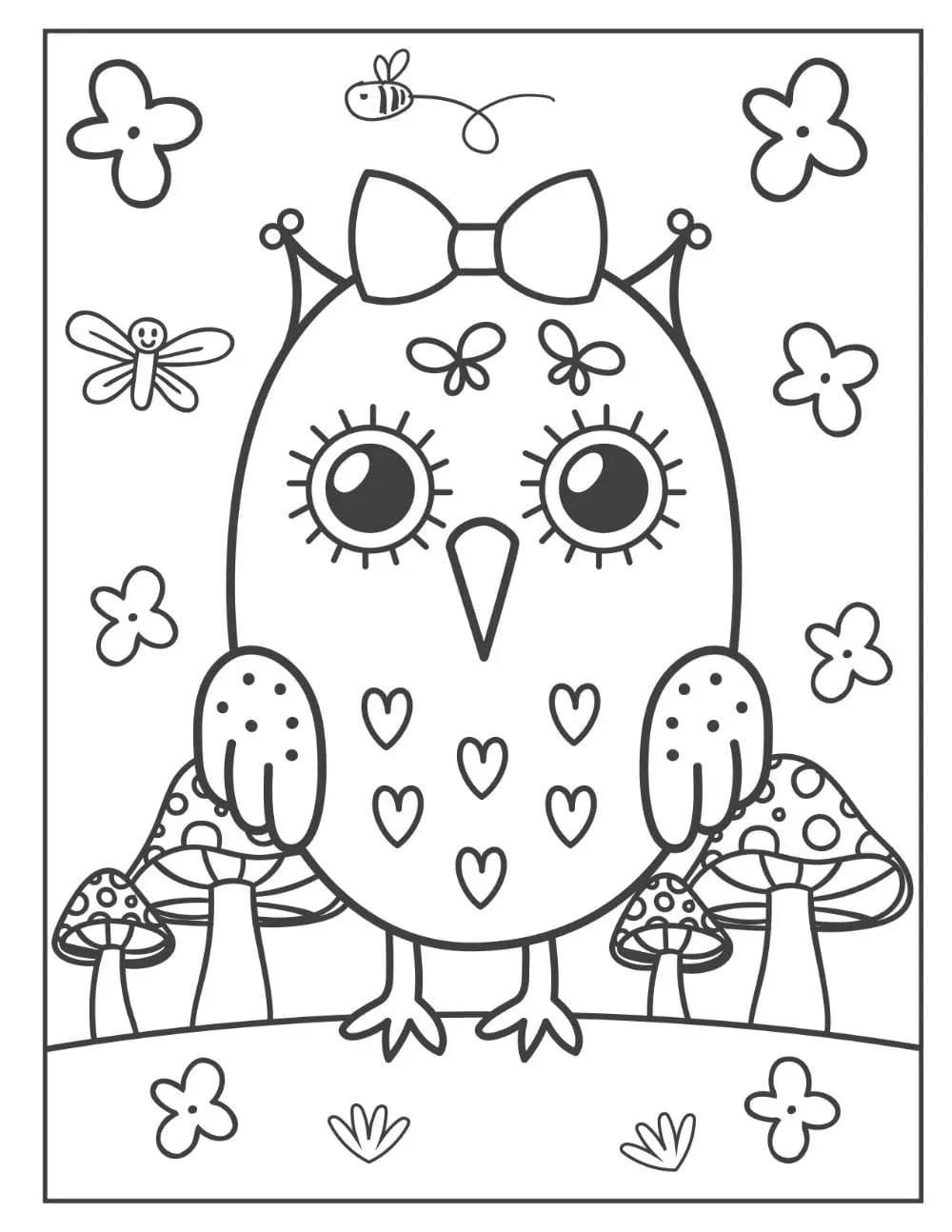 80+ Owl Coloring Pages: Wise and Wonderful 21