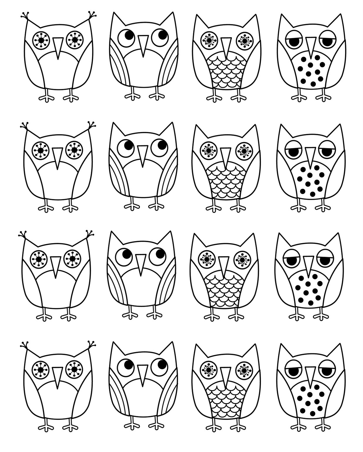 80+ Owl Coloring Pages: Wise and Wonderful 24