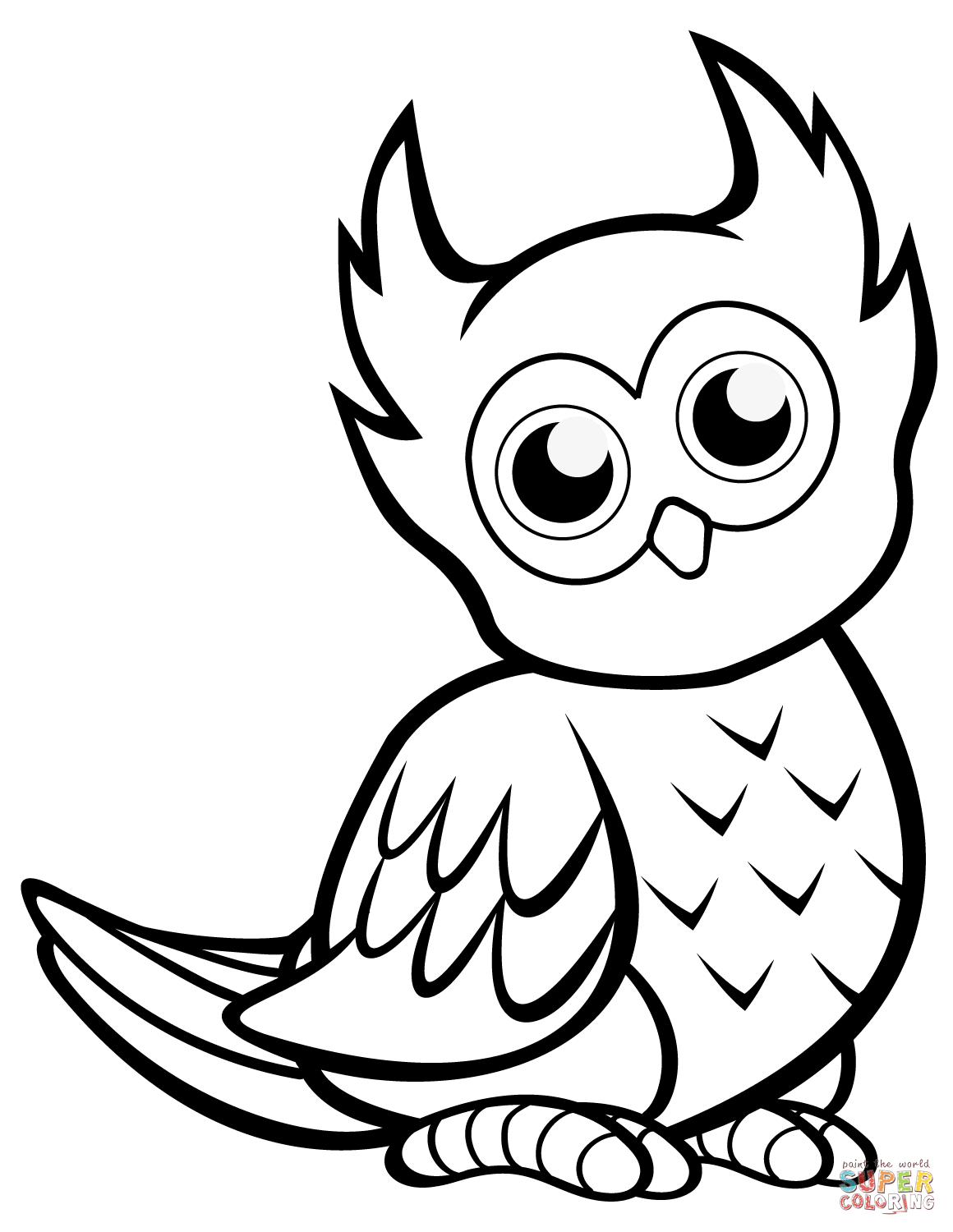 80+ Owl Coloring Pages: Wise and Wonderful 27