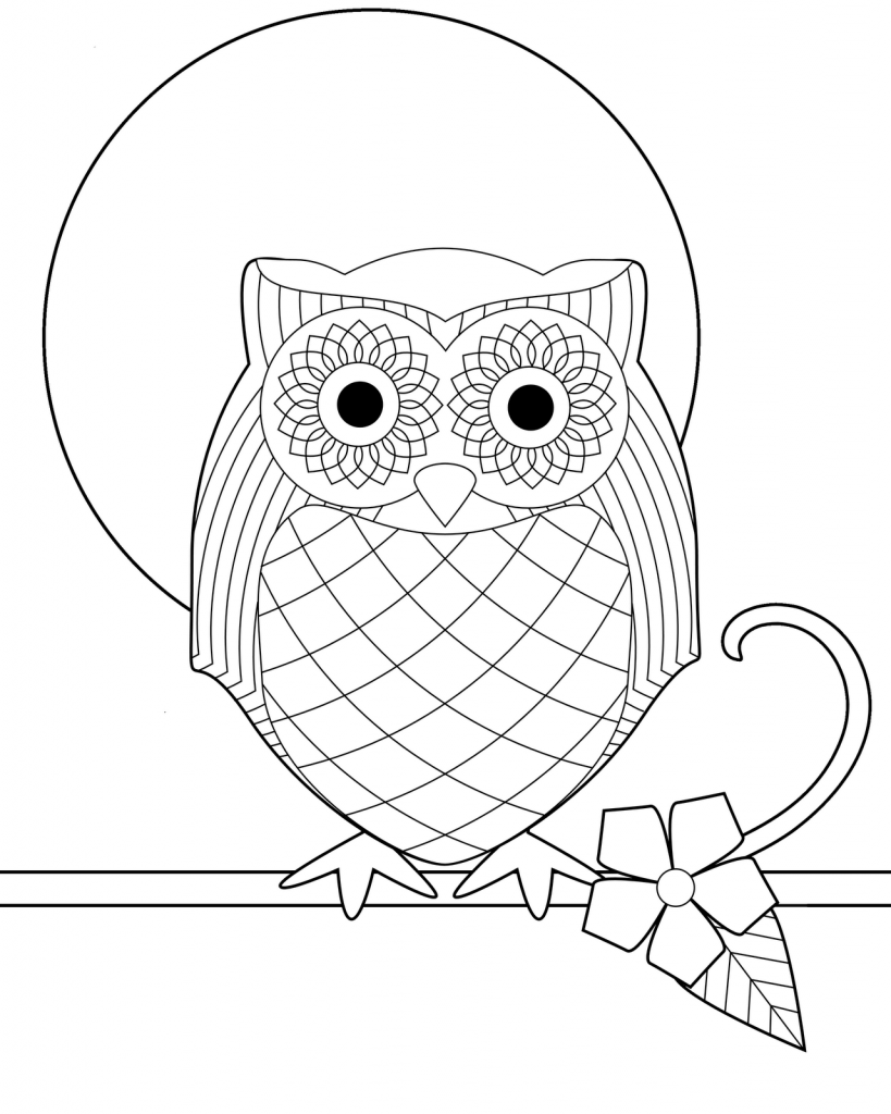 80+ Owl Coloring Pages: Wise and Wonderful 57