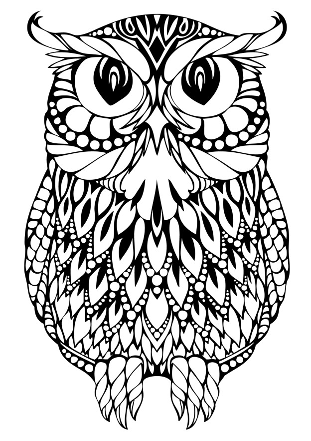 80+ Owl Coloring Pages: Wise and Wonderful 73