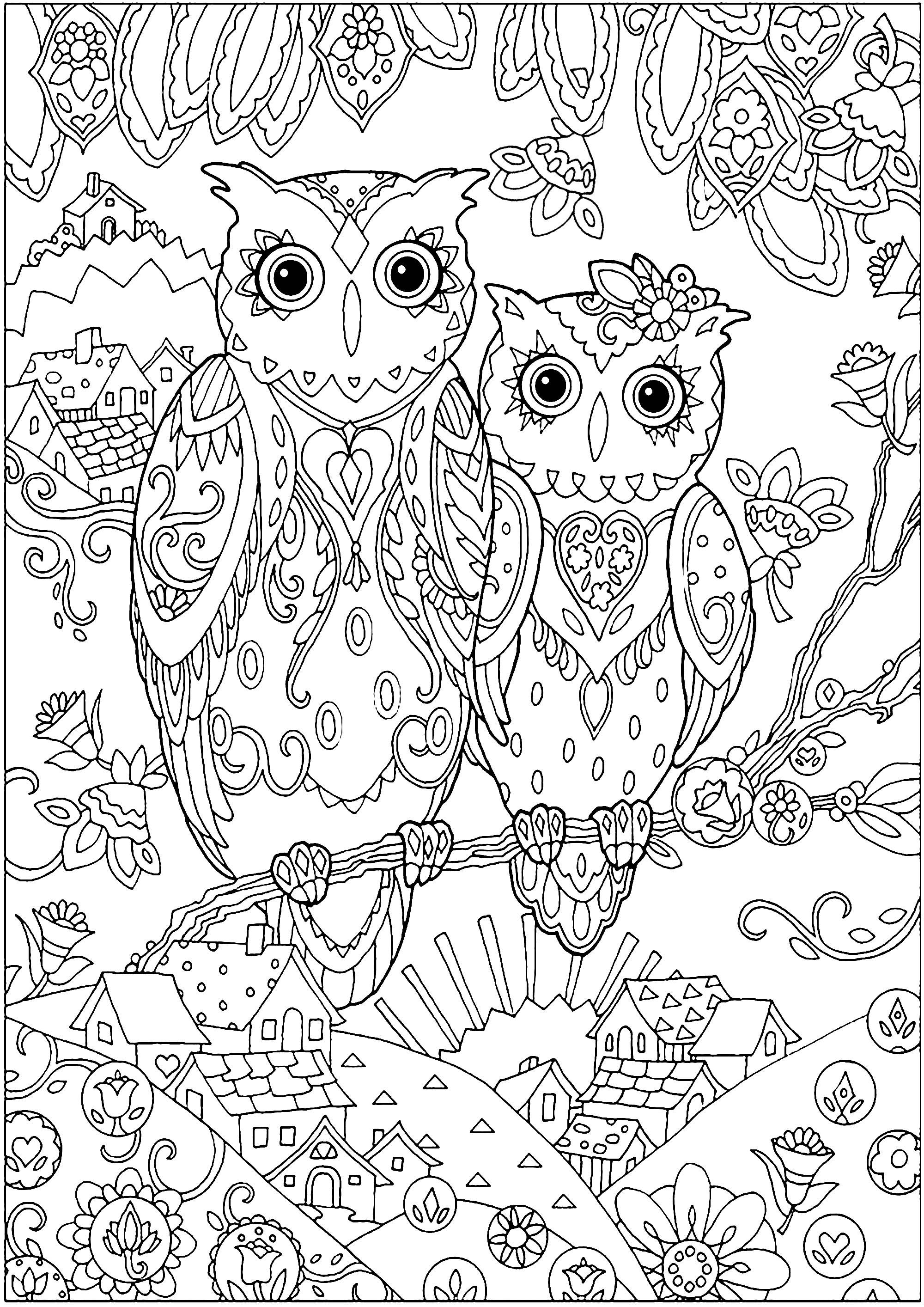 80+ Owl Coloring Pages: Wise and Wonderful 76