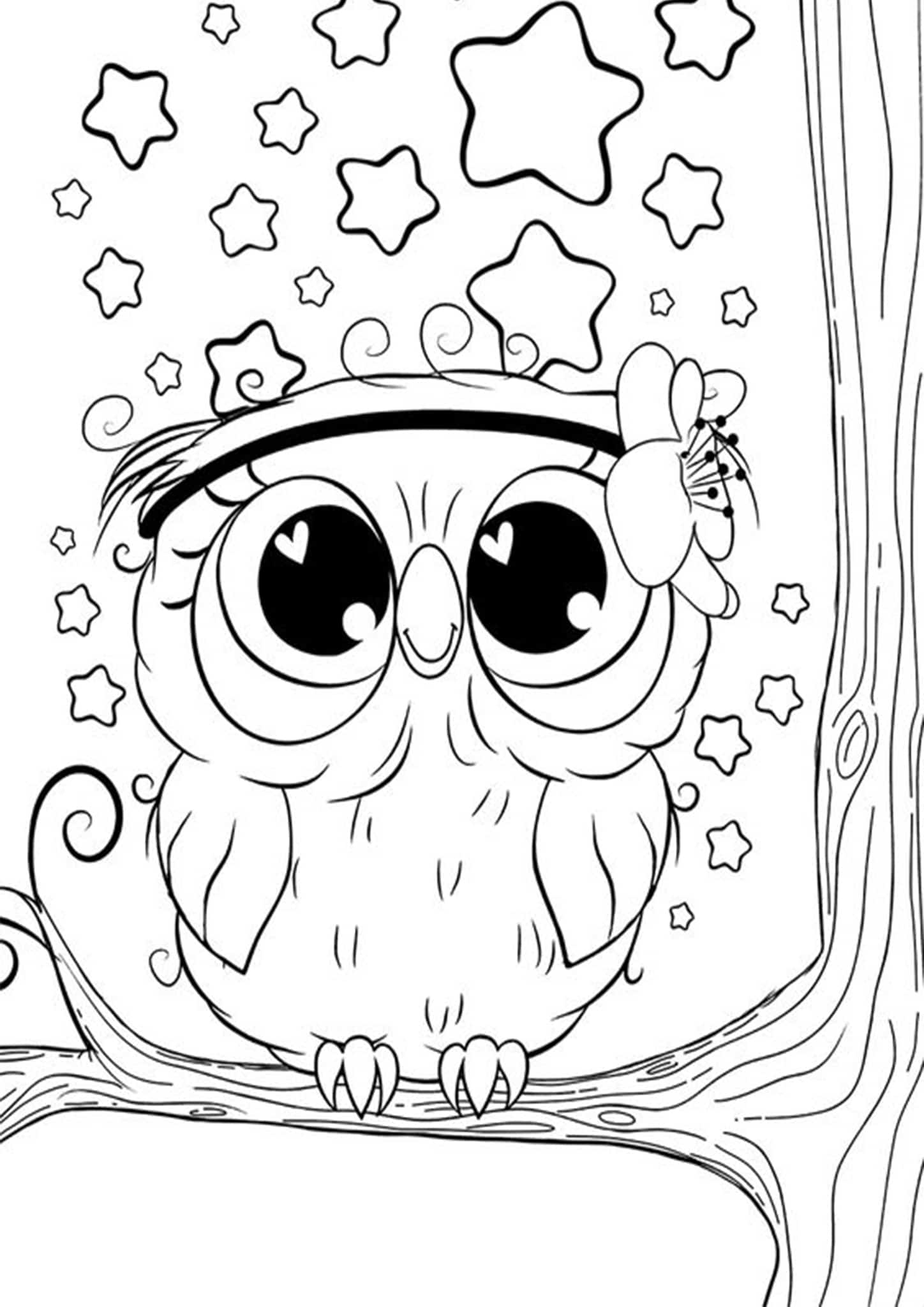 80+ Owl Coloring Pages: Wise and Wonderful 79