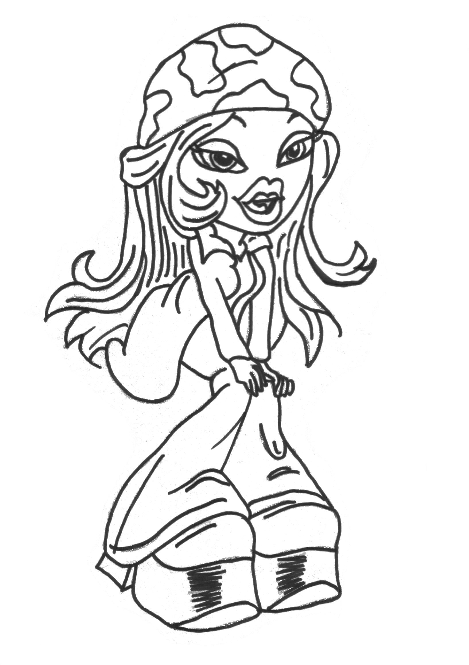 90+ Bratz Coloring Pages: Glamorous Coloring Fun 1