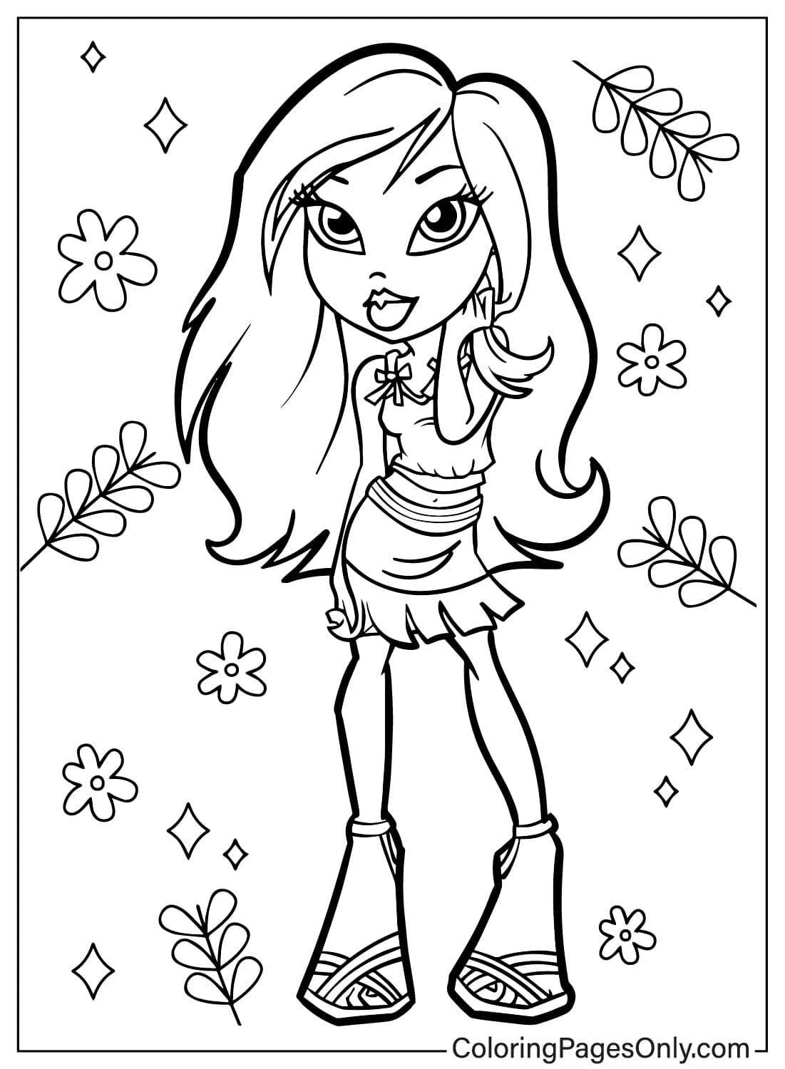 90+ Bratz Coloring Pages: Glamorous Coloring Fun 10