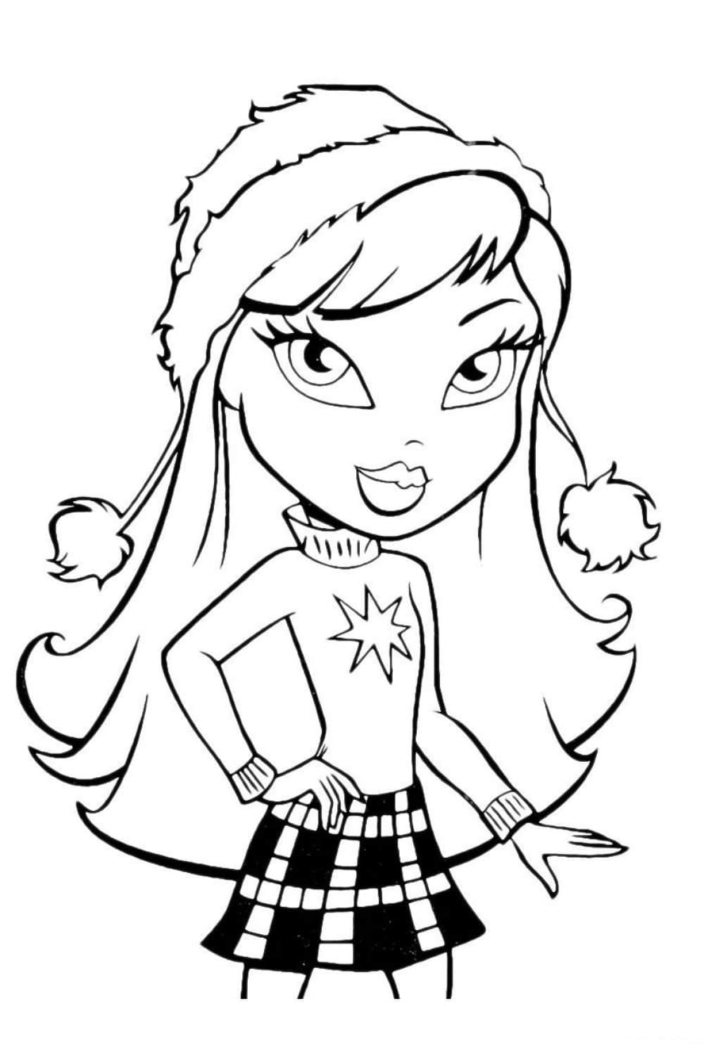 90+ Bratz Coloring Pages: Glamorous Coloring Fun 13