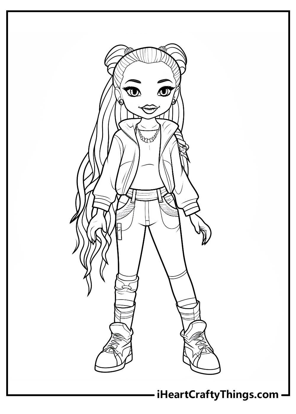 90+ Bratz Coloring Pages: Glamorous Coloring Fun 14