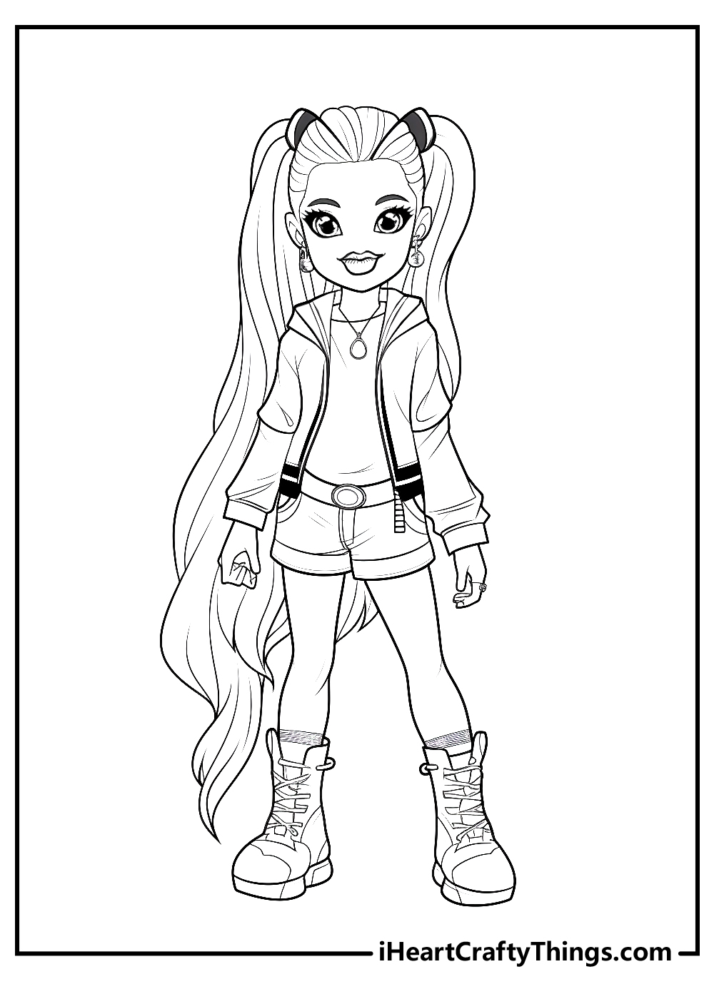 90+ Bratz Coloring Pages: Glamorous Coloring Fun 15