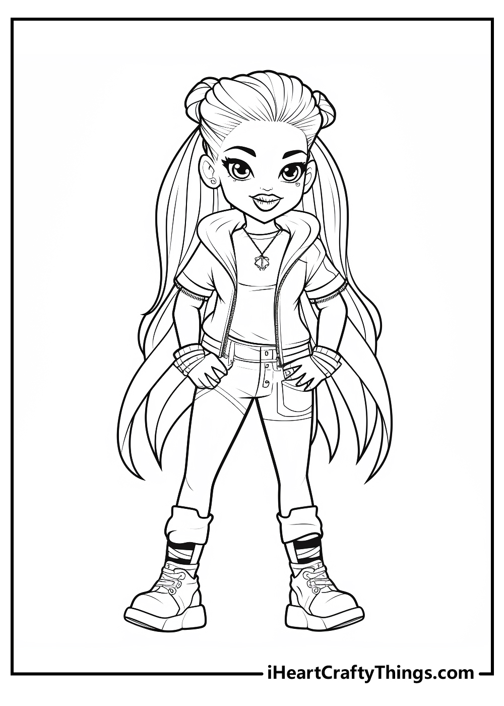 90+ Bratz Coloring Pages: Glamorous Coloring Fun 16