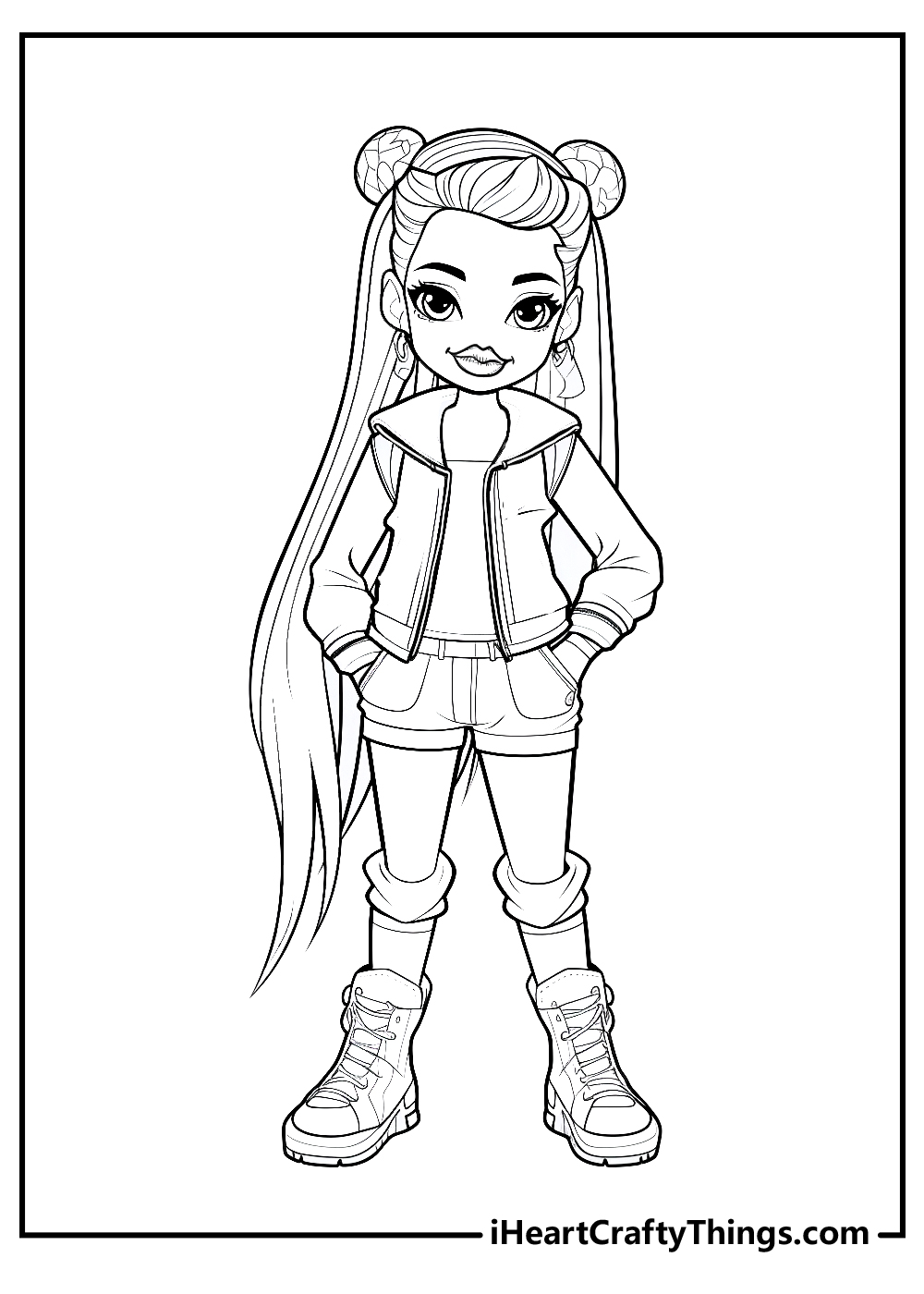 90+ Bratz Coloring Pages: Glamorous Coloring Fun 17