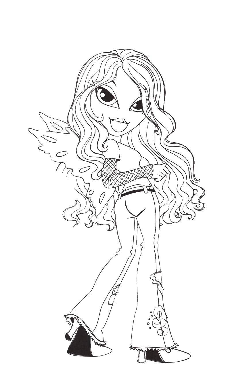 90+ Bratz Coloring Pages: Glamorous Coloring Fun 19