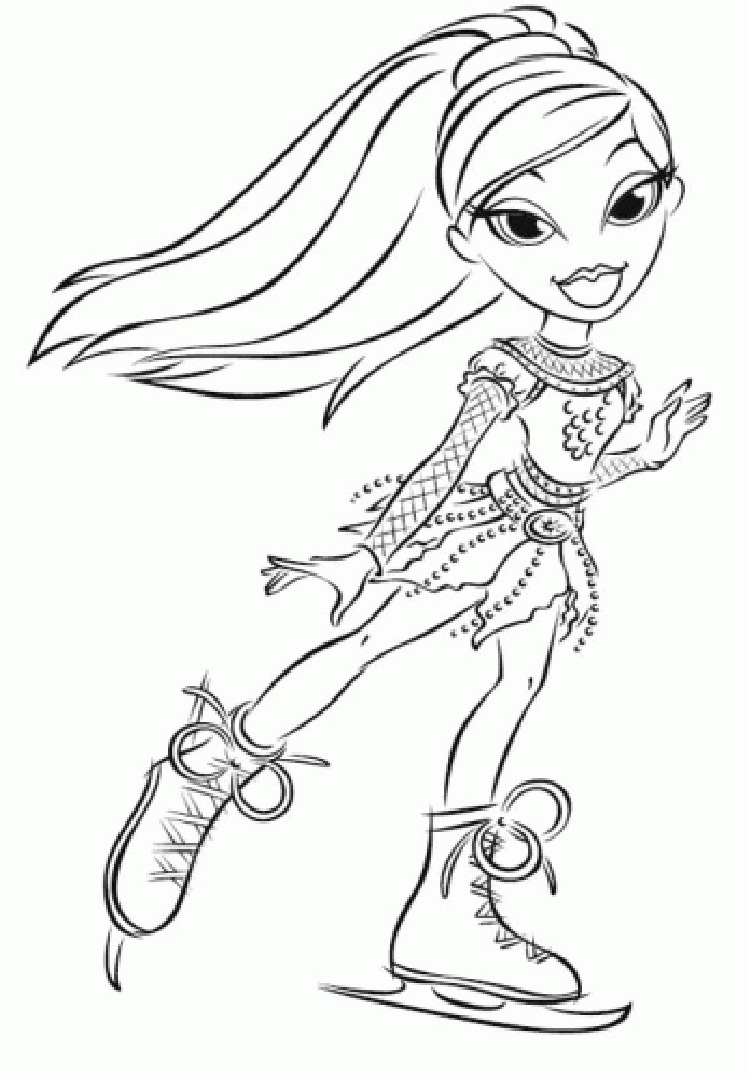 90+ Bratz Coloring Pages: Glamorous Coloring Fun 36