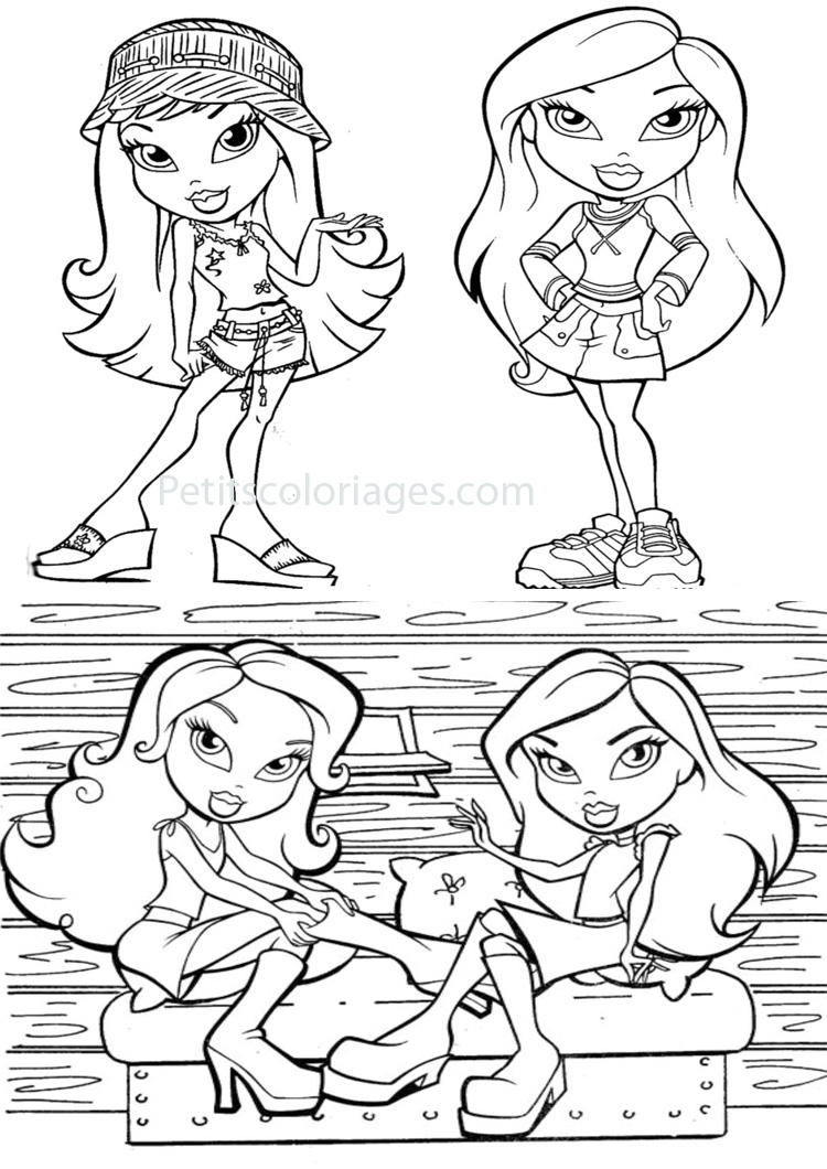 90+ Bratz Coloring Pages: Glamorous Coloring Fun 37