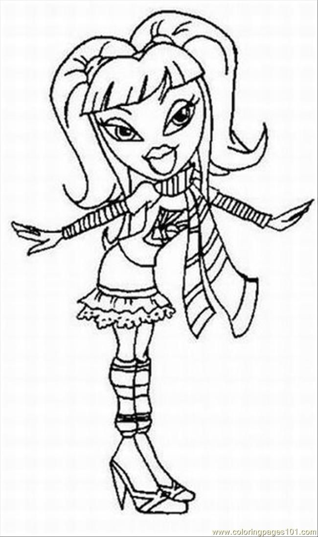 90+ Bratz Coloring Pages: Glamorous Coloring Fun 43