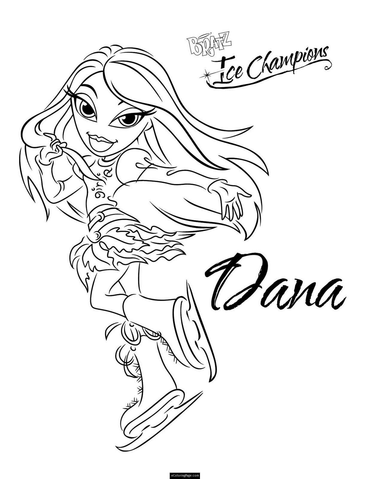 90+ Bratz Coloring Pages: Glamorous Coloring Fun 5