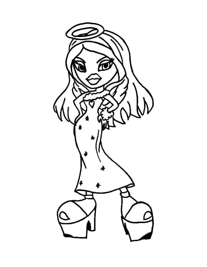 90+ Bratz Coloring Pages: Glamorous Coloring Fun 50