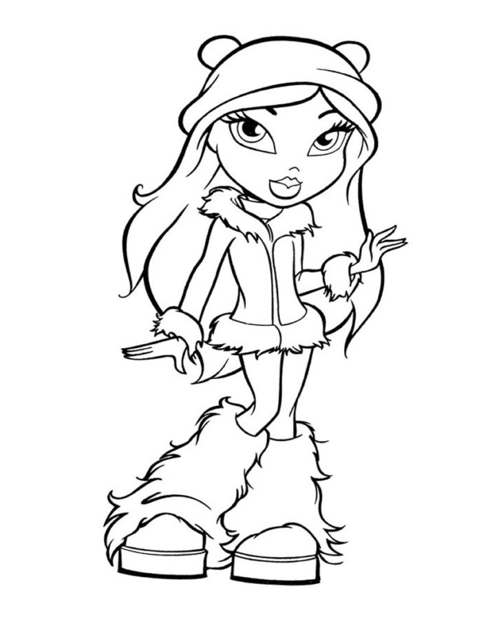 90+ Bratz Coloring Pages: Glamorous Coloring Fun 52