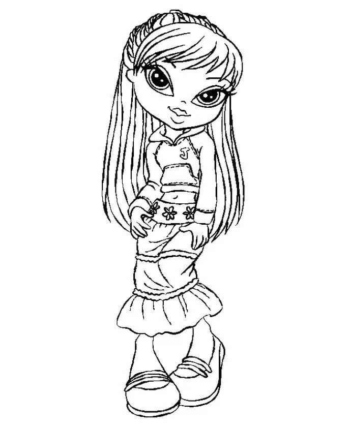 90+ Bratz Coloring Pages: Glamorous Coloring Fun 54