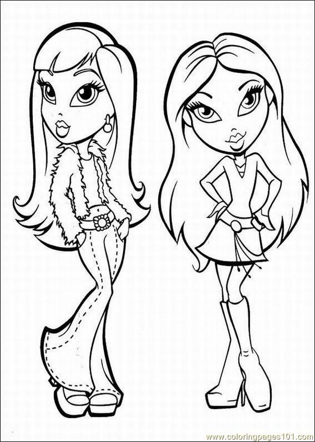 90+ Bratz Coloring Pages: Glamorous Coloring Fun 55