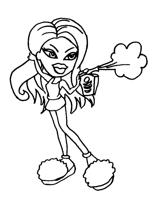 90+ Bratz Coloring Pages: Glamorous Coloring Fun 62