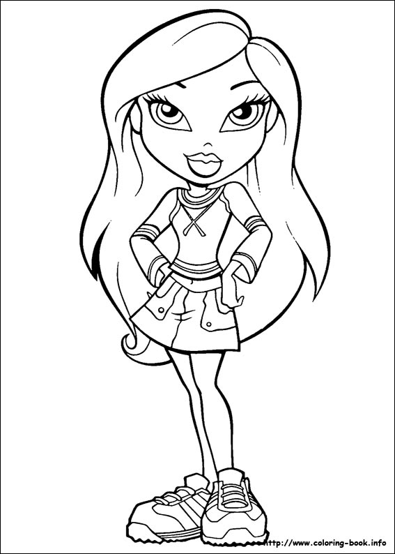 90+ Bratz Coloring Pages: Glamorous Coloring Fun 64