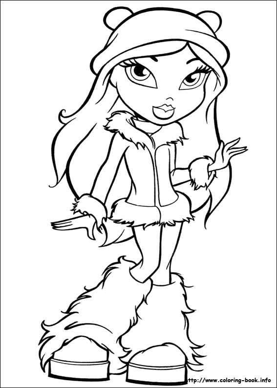 90+ Bratz Coloring Pages: Glamorous Coloring Fun 66