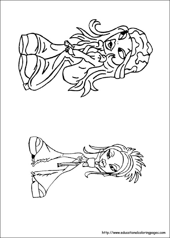 90+ Bratz Coloring Pages: Glamorous Coloring Fun 67