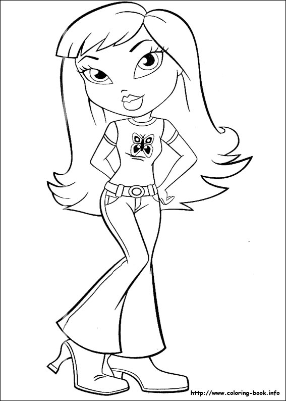 90+ Bratz Coloring Pages: Glamorous Coloring Fun 68