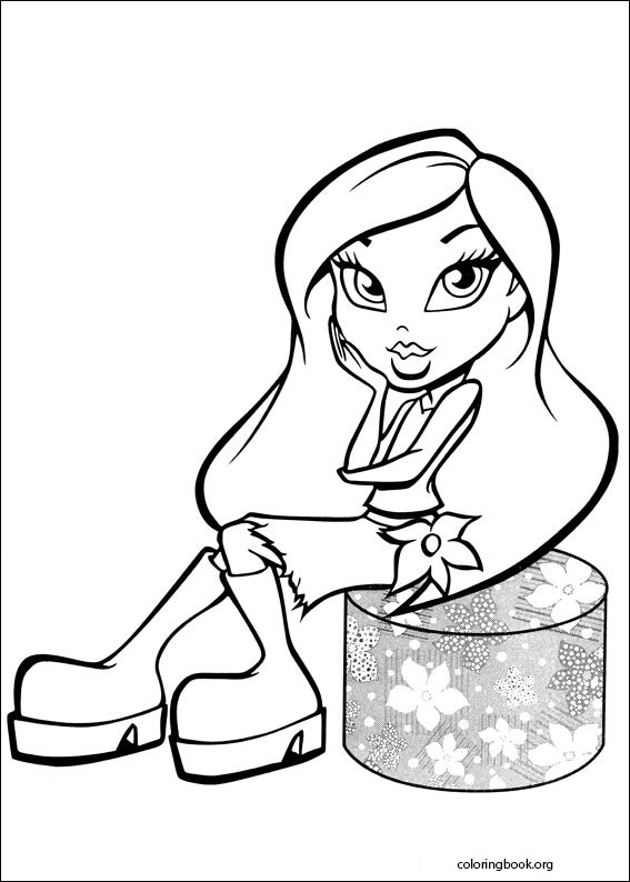 90+ Bratz Coloring Pages: Glamorous Coloring Fun 69