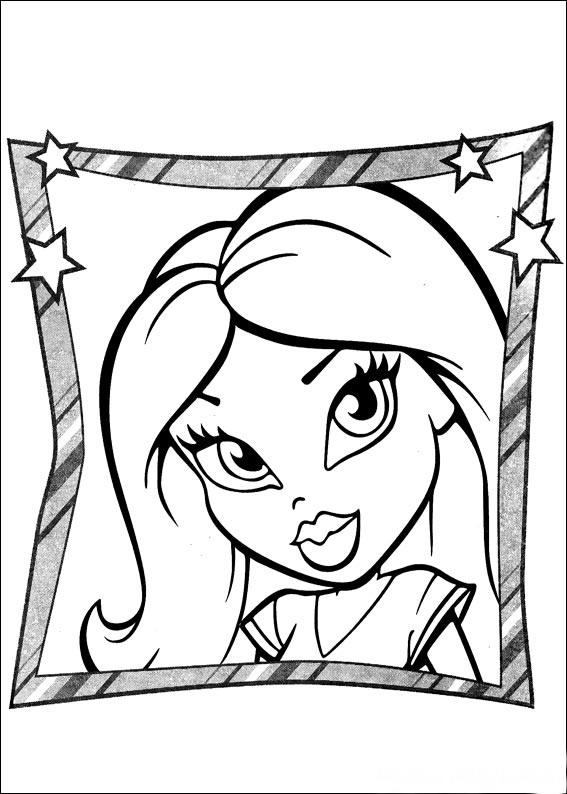 90+ Bratz Coloring Pages: Glamorous Coloring Fun 74