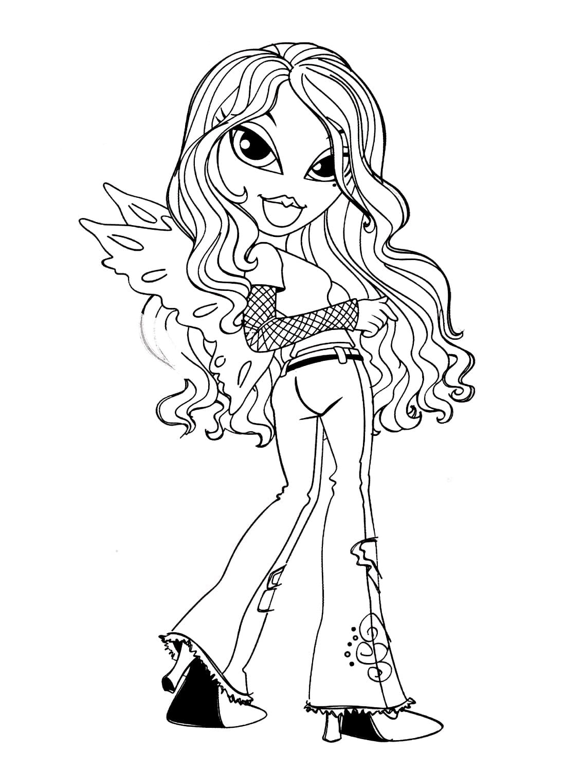 90+ Bratz Coloring Pages: Glamorous Coloring Fun 8