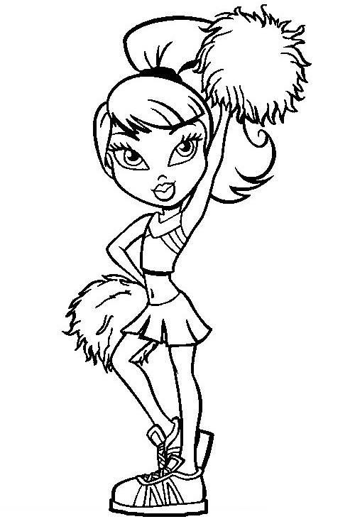 90+ Bratz Coloring Pages: Glamorous Coloring Fun 80