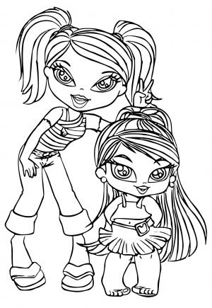 90+ Bratz Coloring Pages: Glamorous Coloring Fun 86