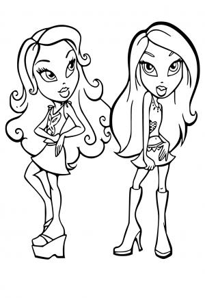 90+ Bratz Coloring Pages: Glamorous Coloring Fun 87