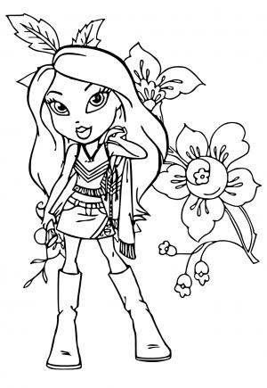 90+ Bratz Coloring Pages: Glamorous Coloring Fun 88