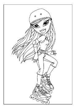 90+ Bratz Coloring Pages: Glamorous Coloring Fun 90