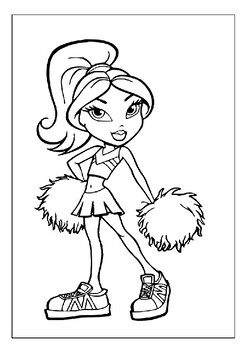 90+ Bratz Coloring Pages: Glamorous Coloring Fun 93