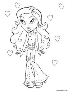 90+ Bratz Coloring Pages: Glamorous Coloring Fun 95