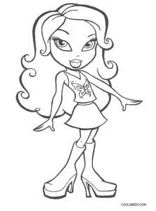 90+ Bratz Coloring Pages: Glamorous Coloring Fun 96