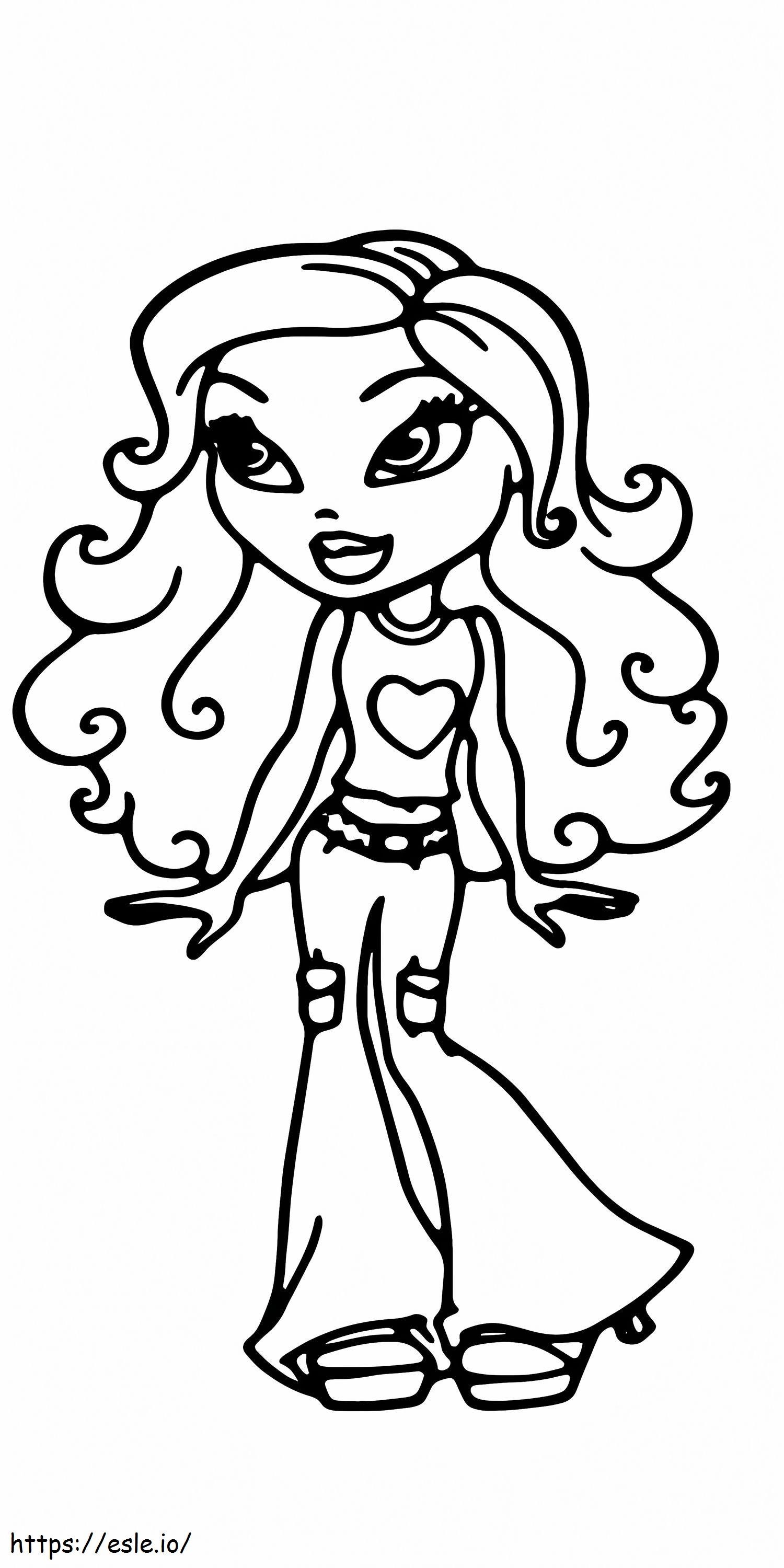 90+ Coloring Pages of Bratz: Glamorous Coloring Fun 1