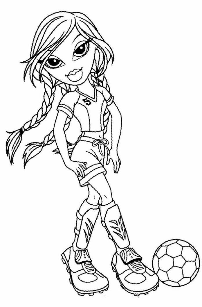 90+ Coloring Pages of Bratz: Glamorous Coloring Fun 30