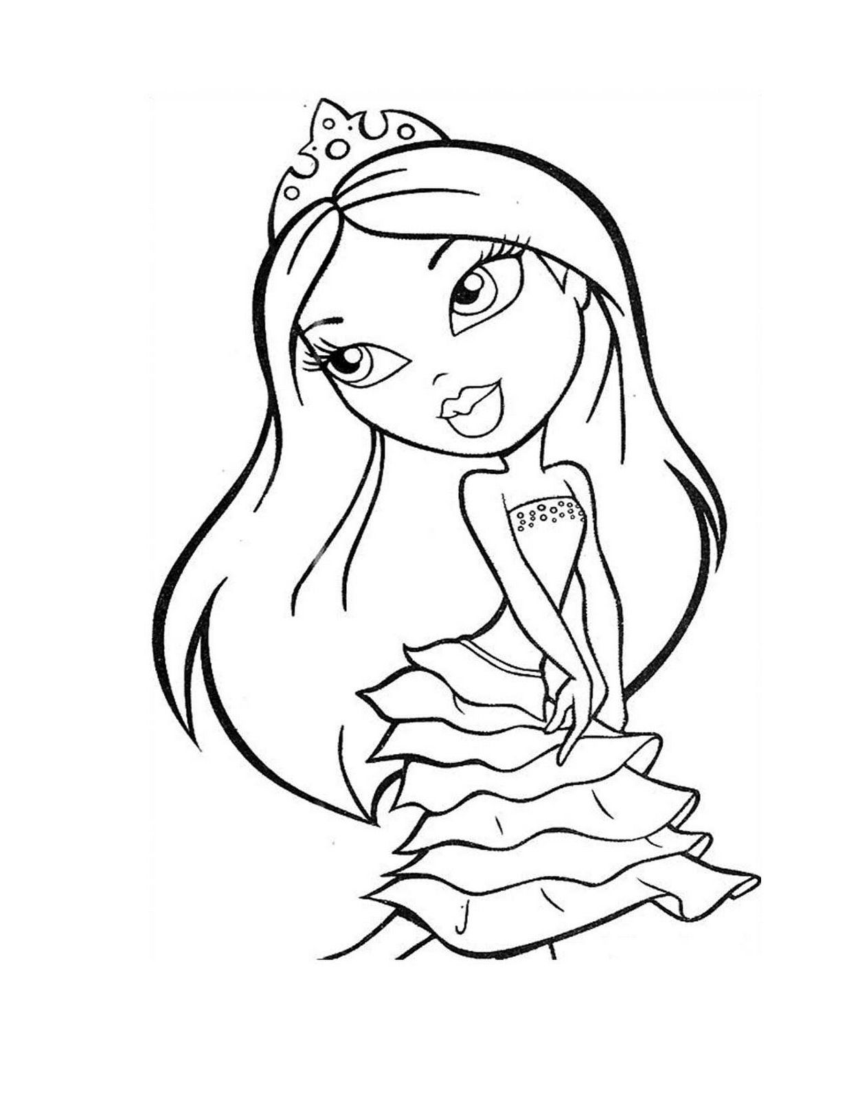 90+ Coloring Pages of Bratz: Glamorous Coloring Fun 36