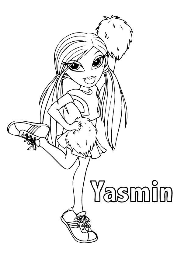 90+ Coloring Pages of Bratz: Glamorous Coloring Fun 48