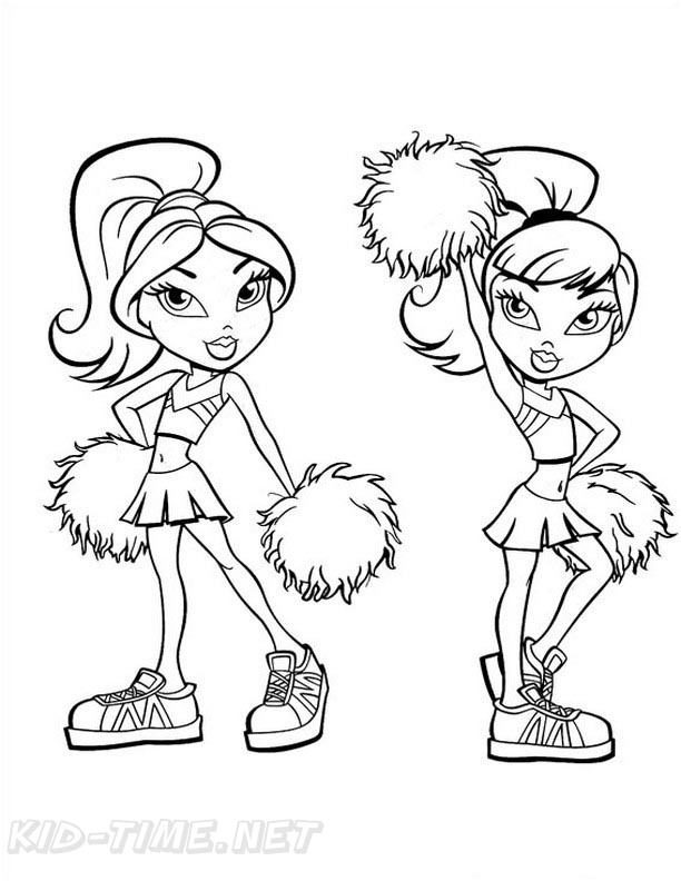 90+ Coloring Pages of Bratz: Glamorous Coloring Fun 52