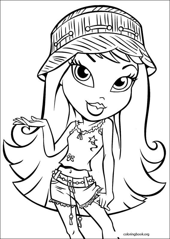 90+ Coloring Pages of Bratz: Glamorous Coloring Fun 55