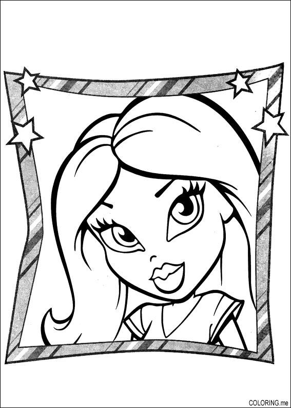 90+ Coloring Pages of Bratz: Glamorous Coloring Fun 59