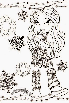 90+ Coloring Pages of Bratz: Glamorous Coloring Fun 82