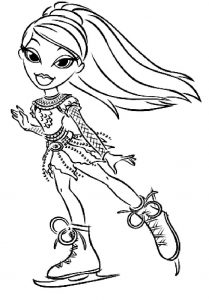 90+ Coloring Pages of Bratz: Glamorous Coloring Fun 94