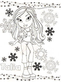 90+ Coloring Pages of Bratz: Glamorous Coloring Fun 95