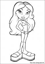 90+ Coloring Pages of Bratz: Glamorous Coloring Fun 97